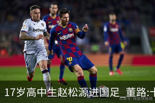 17岁高中生赵松源进国足 董路:十年内或不会再有